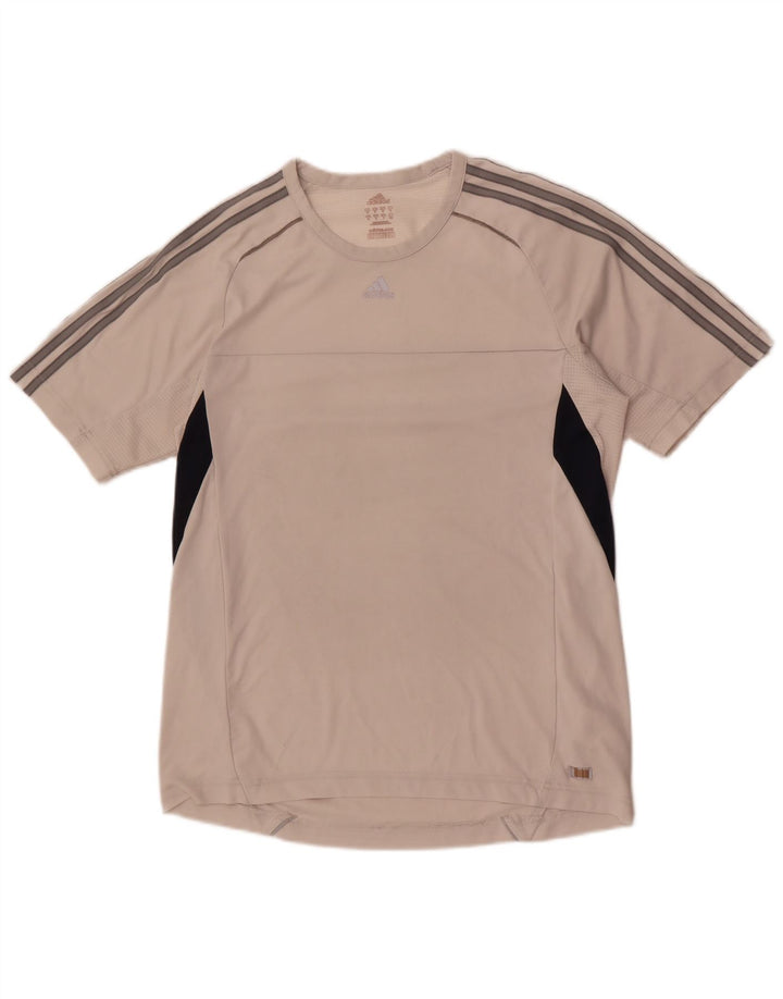 Ανδρικό T-Shirt Adidas Climacool Top Medium White Colourblock Polyester