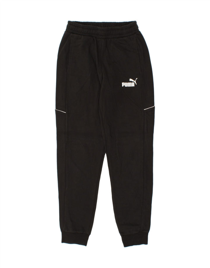 PUMA Mens Tracksuit Trousers Joggers Small Black Vintage Puma and Second-Hand Puma from Messina Hembry 