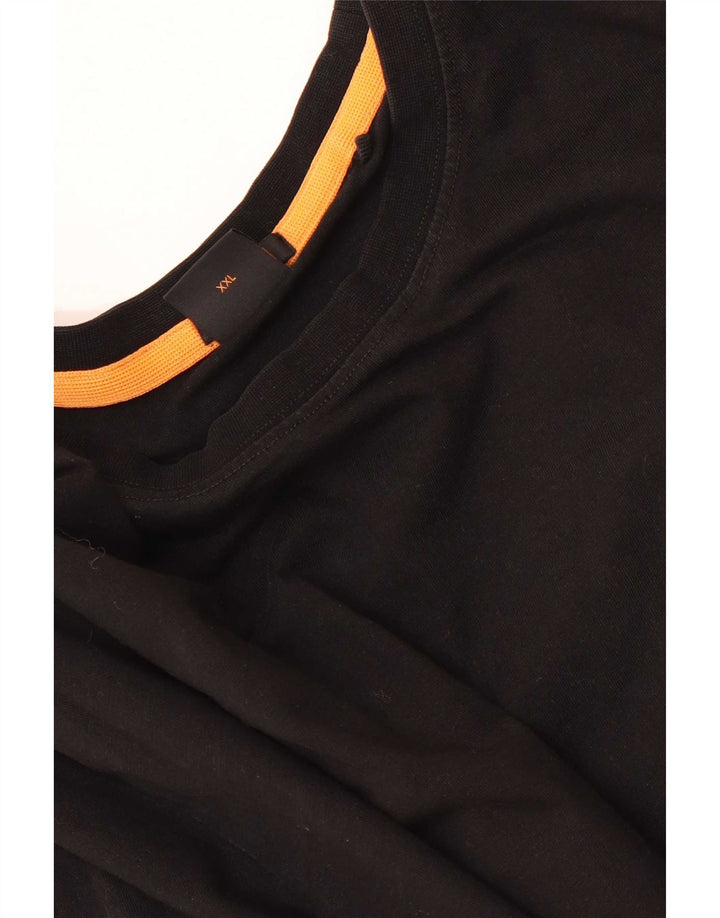 Ανδρικό γραφικό μπλουζάκι Hugo Boss Top 2XL Μαύρο