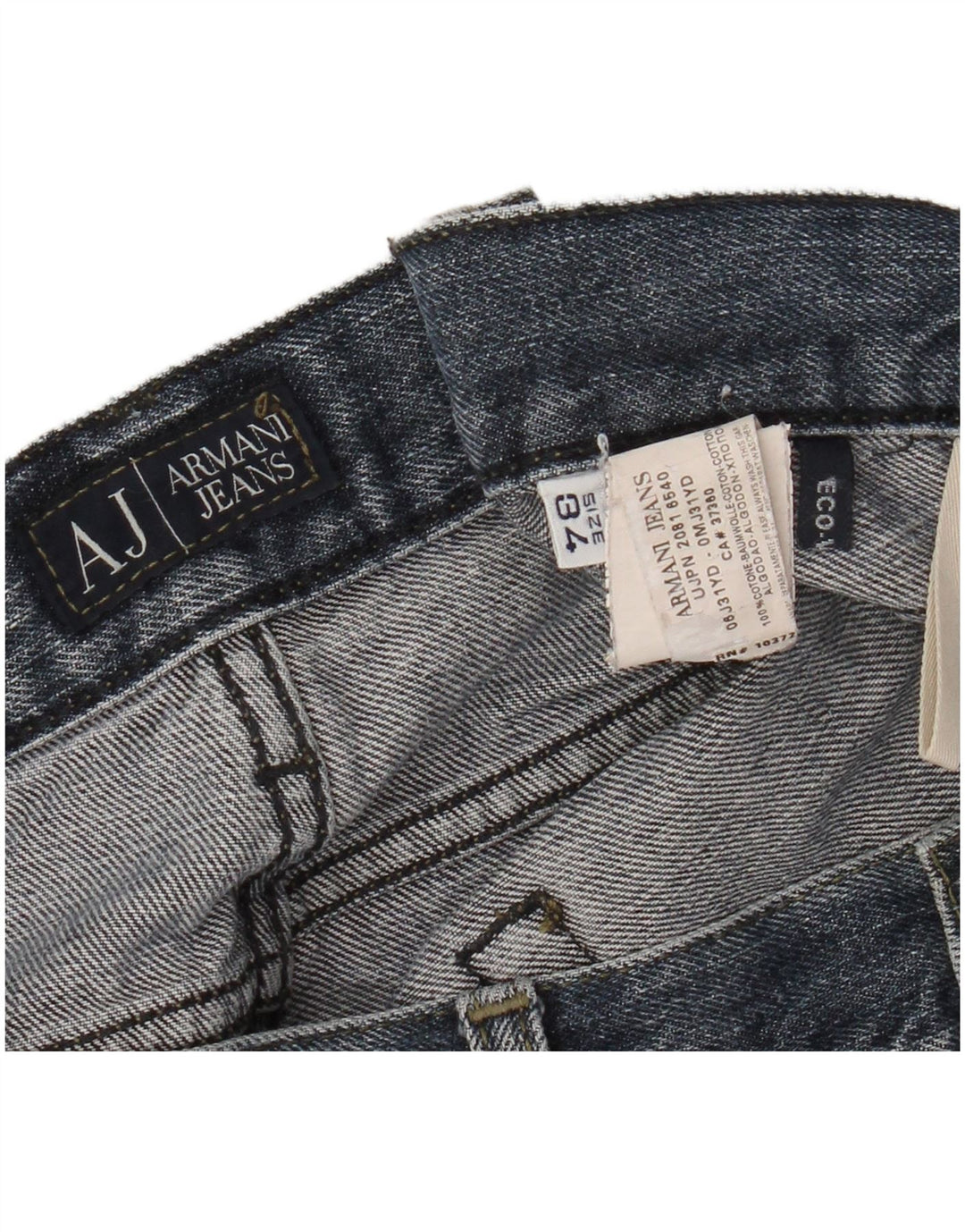 Armani Ανδρικό ίσιο τζιν W34 L28 Μπλε Βαμβακερό
