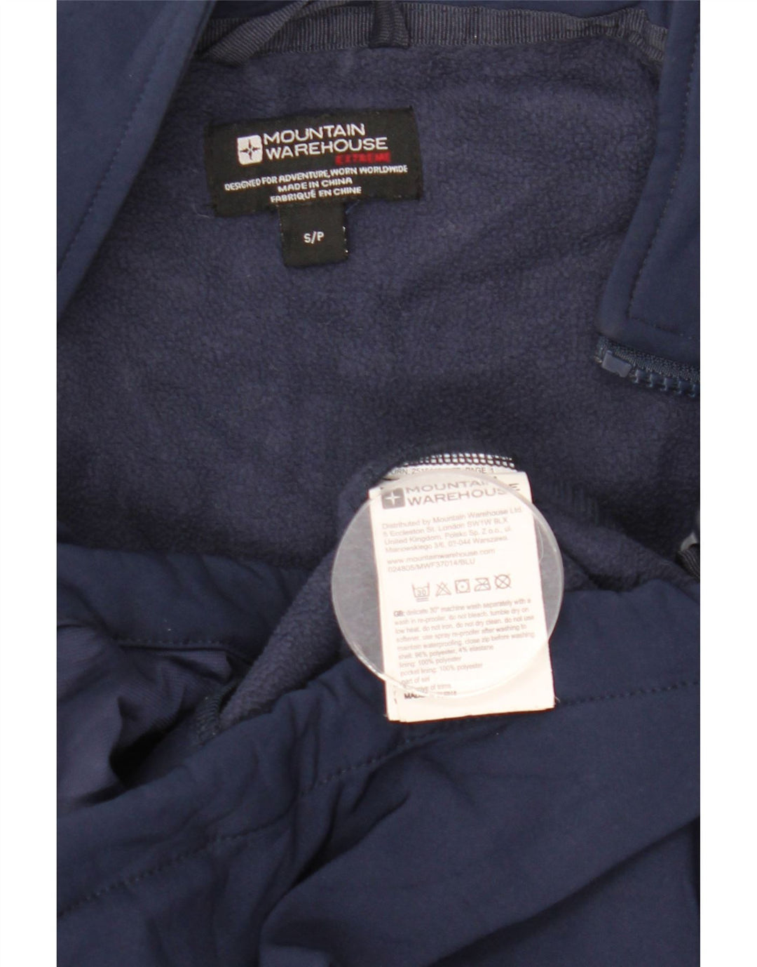 Mountain Warehouse Ανδρικό Ανεμοδράστη Μπουφάν UK 36 Small Navy Blue Polyester