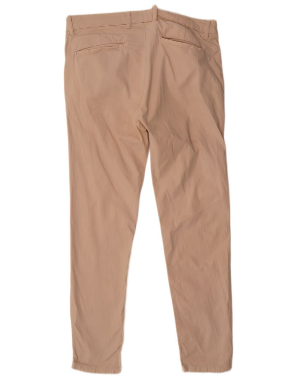 Zara Ανδρικό Slim παντελόνι Chino EU 42 Large W32 L30 Beige βαμβακερό
