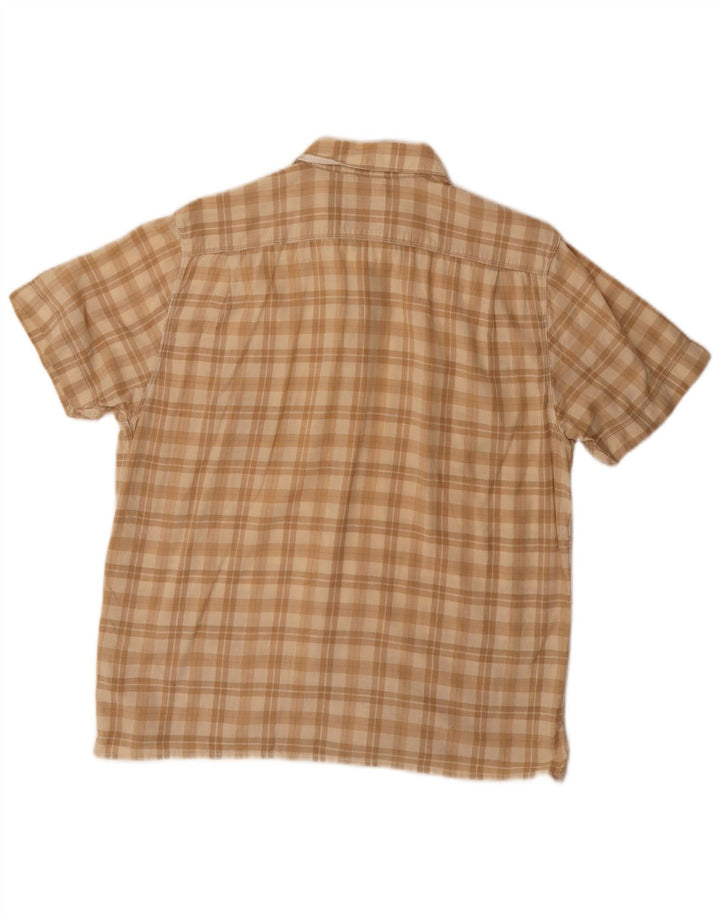 Ανδρικό κοντομάνικο πουκάμισο Levi's Standard Fit Medium Beige Check