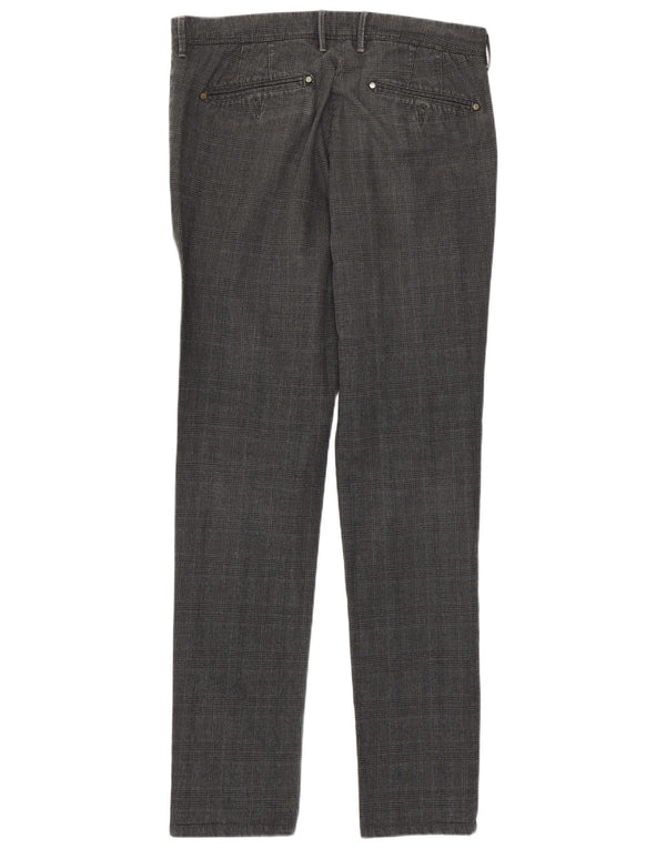 Rifle Ανδρικό Slim Παντελόνι Chino W30 L32 Γκρι βαμβακερό Houndstooth