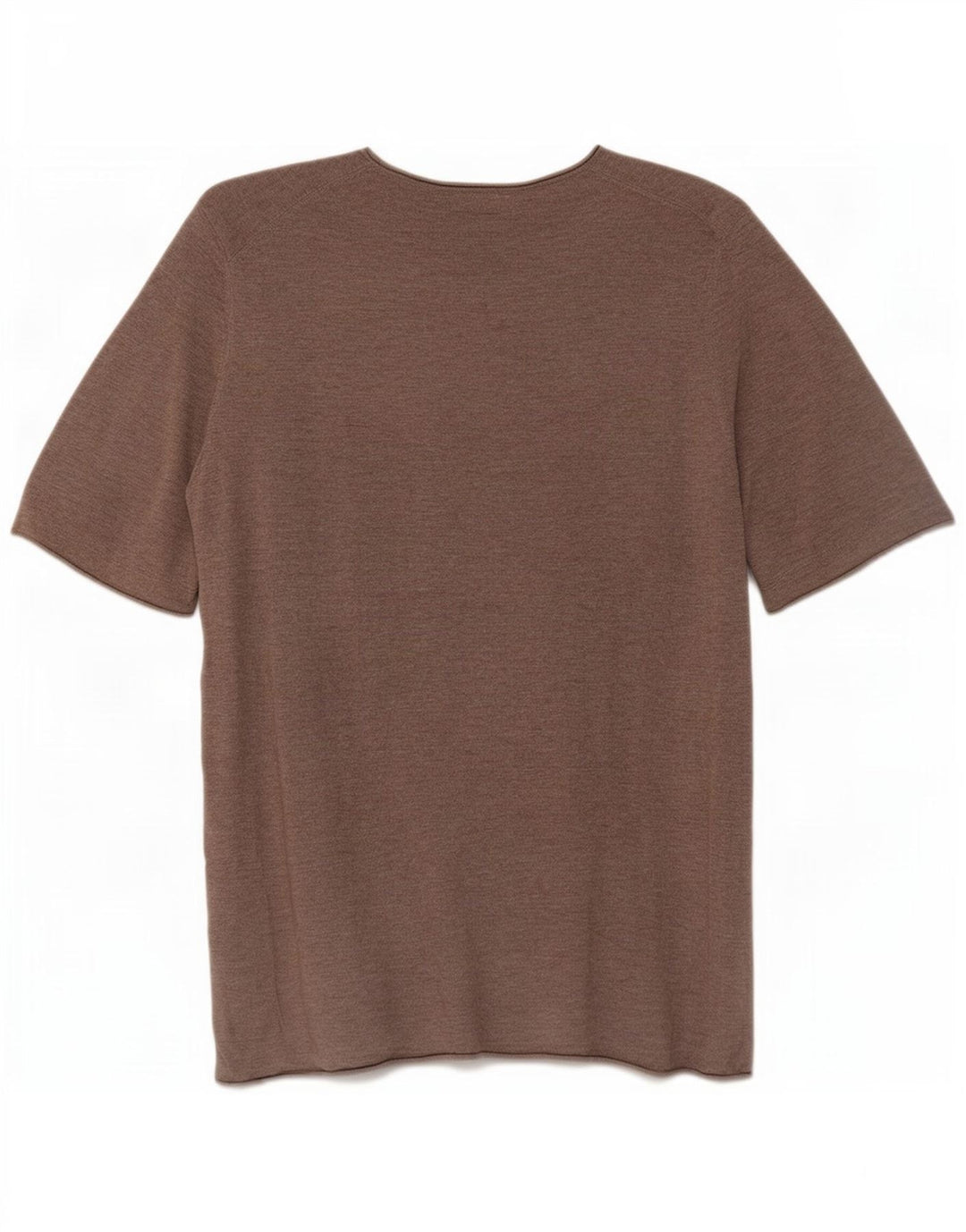 Massimo Dutti Γυναικείο πουλόβερ με λαιμόκοψη UK 10 Small Brown
