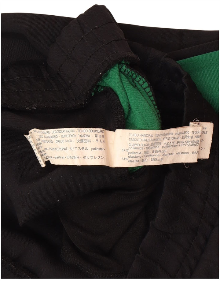 Zara Γυναικεία φόρμα παντελόνια UK 12 Medium Black Colourblock Polyamide