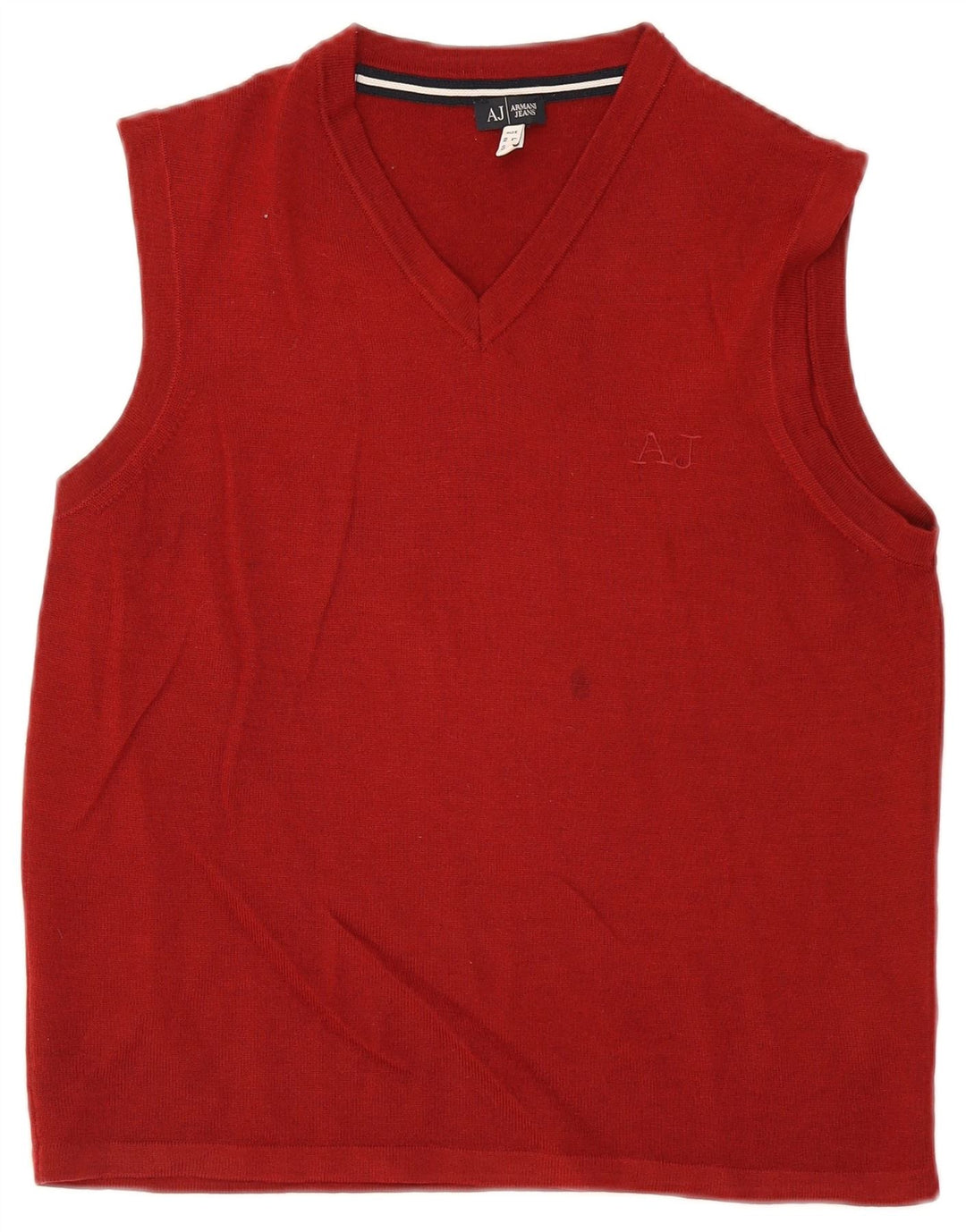 Armani Jeans Ανδρικό γιλέκο Tank Top Μεσαίο καφέ παρθένο μαλλί
