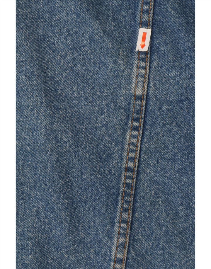 Vintage Γυναικείο Τζιν Μπουφάν UK 14 Μεσαίο Μπλε Βαμβακερό