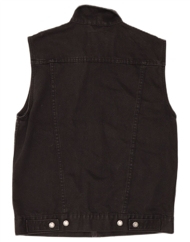 Cheap Monday Ανδρικό Τζιν Gilet UK 38 Medium Black Cotton