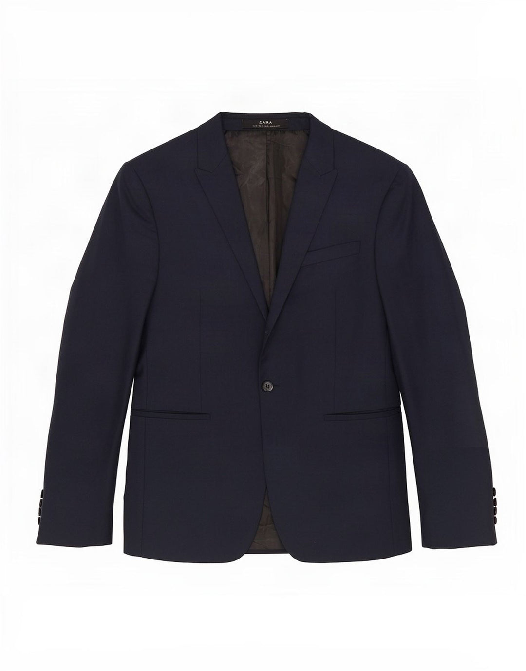 Zara Ανδρικό σακάκι μπλέιζερ με 1 κουμπί EU 48 Medium Navy Blue