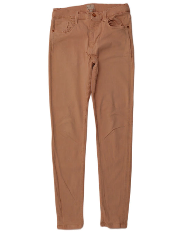 Γαλλικό Connection Skinny Jeans UK 12 Medium W30 L29 Pink Cotton