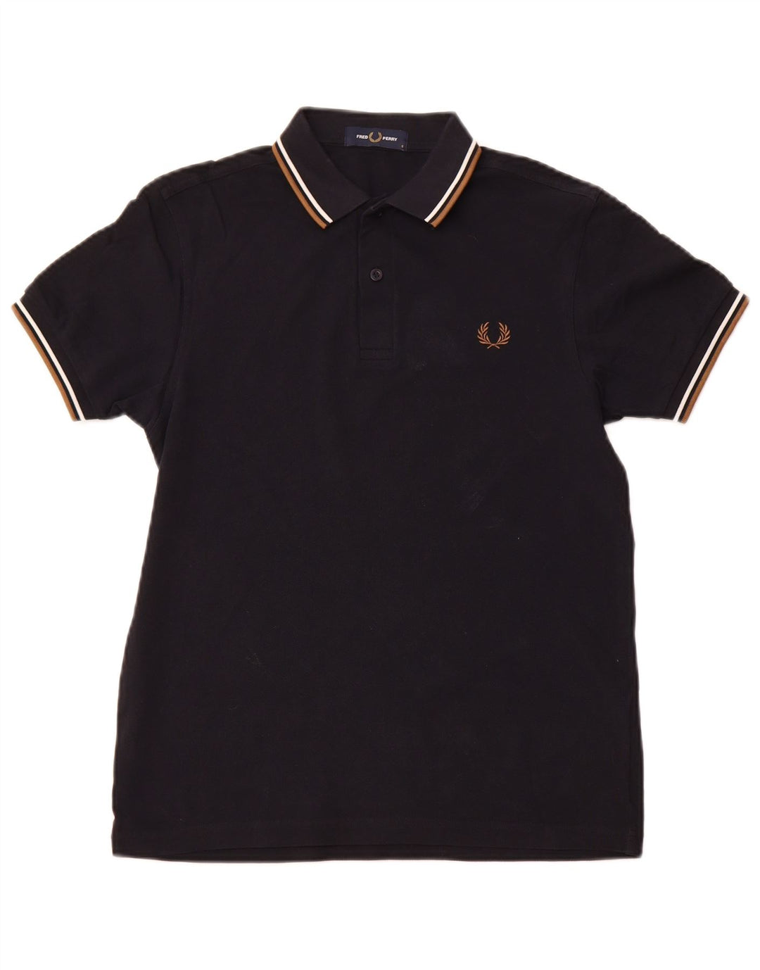 FRED PERRY Ανδρικό μπλουζάκι πόλο Μικρό Navy Blue βαμβακερό