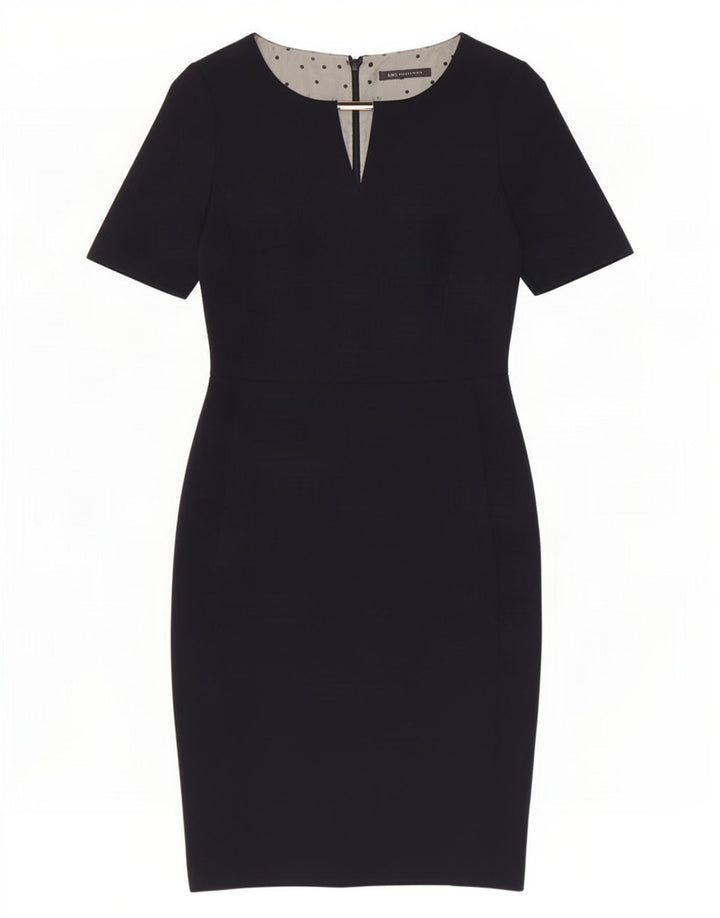 Γυναικείο φόρεμα με θήκη Marks & Spencer UK 8 Small Navy Blue Polyester