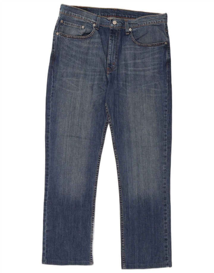 Ανδρικό τζιν Levi's Straight W36 L29 Μπλε βαμβακερό