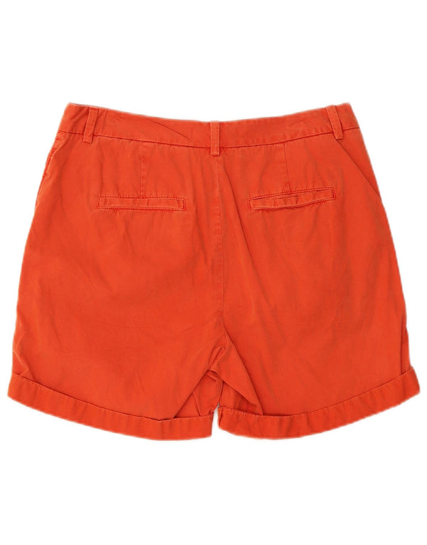 Marks & Spencer Γυναικείο σορτς Chino UK 10 Small W30 πορτοκαλί βαμβακερό