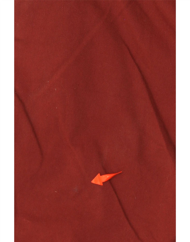Ανδρικό σορτς Chino VOLCOM W30 από μεσαίο βαμβακερό μπορντό
