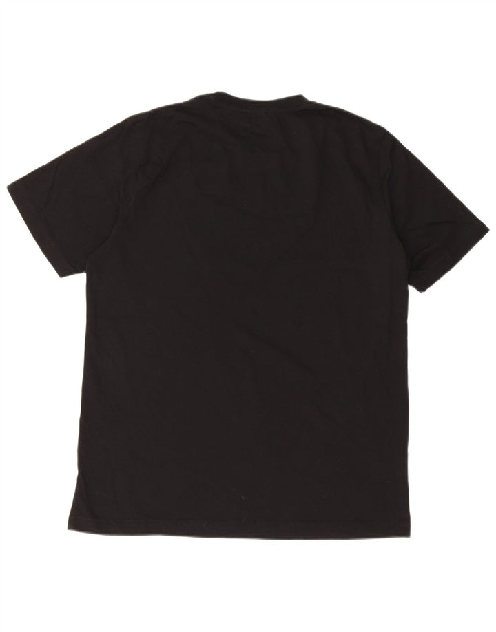 Ανδρικό γραφικό T-Shirt Diesel Top μεγάλο μαύρο βαμβακερό