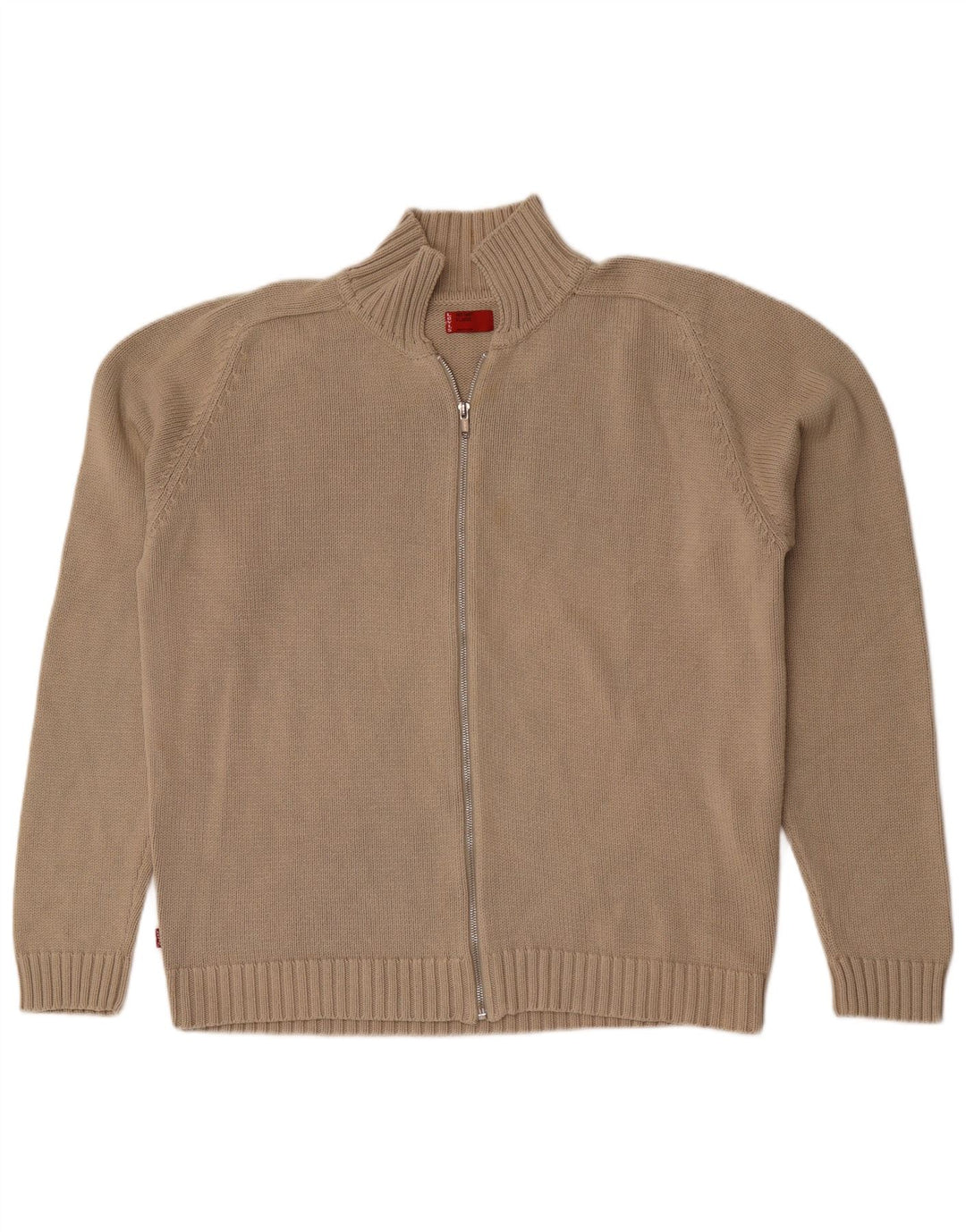 Ανδρικό πουλόβερ ζακέτα Levi's Full Zip XL Μπεζ βαμβακερό