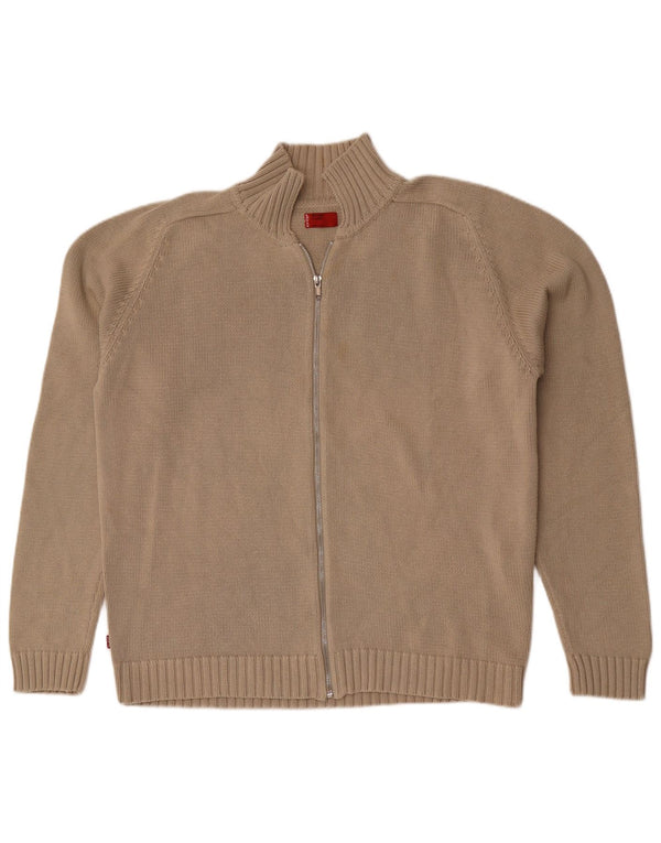 Ανδρικό πουλόβερ ζακέτα Levi's Full Zip XL Μπεζ βαμβακερό
