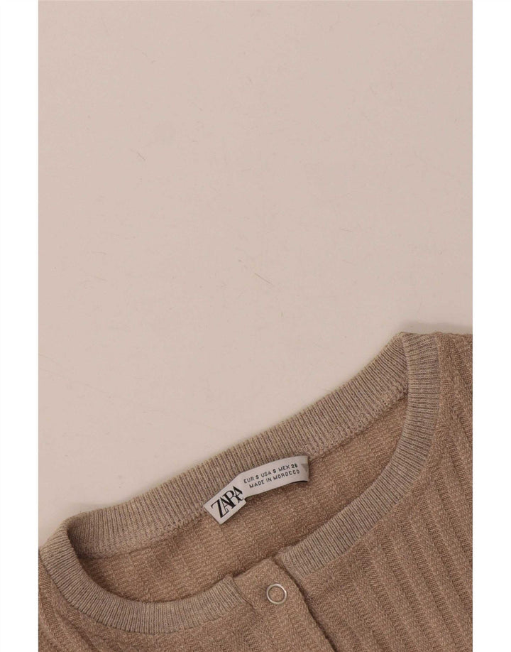 Zara Γυναικείο Κορμάκι UK 10 Small Beige