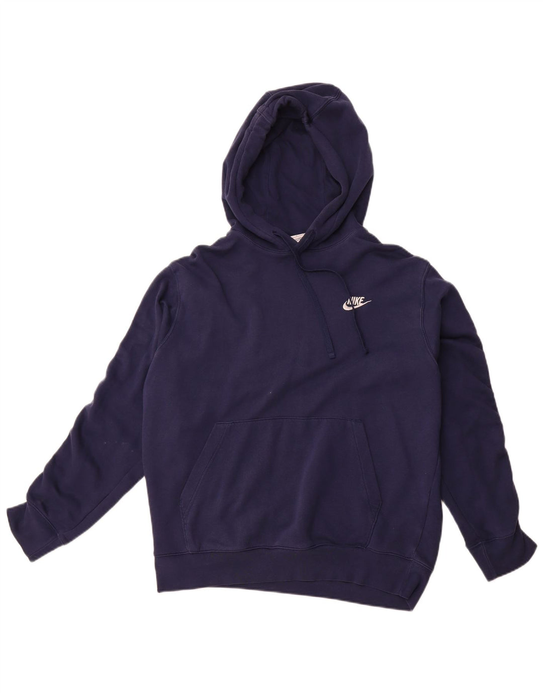 Ανδρικό γραφικό μπλουζάκι με κουκούλα Nike, μεγάλο, μπλε ναυτικό βαμβακερό