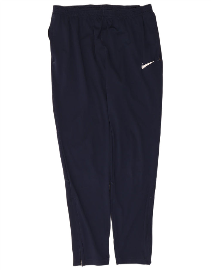Ανδρικό παντελόνι αθλητικής φόρμας Nike Dri Fit Μεγάλο μπλε ναυτικό πολυεστέρα