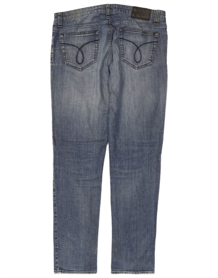 Calvin Klein Ανδρικό Slim Jeans W34 L34 Blue Cotton