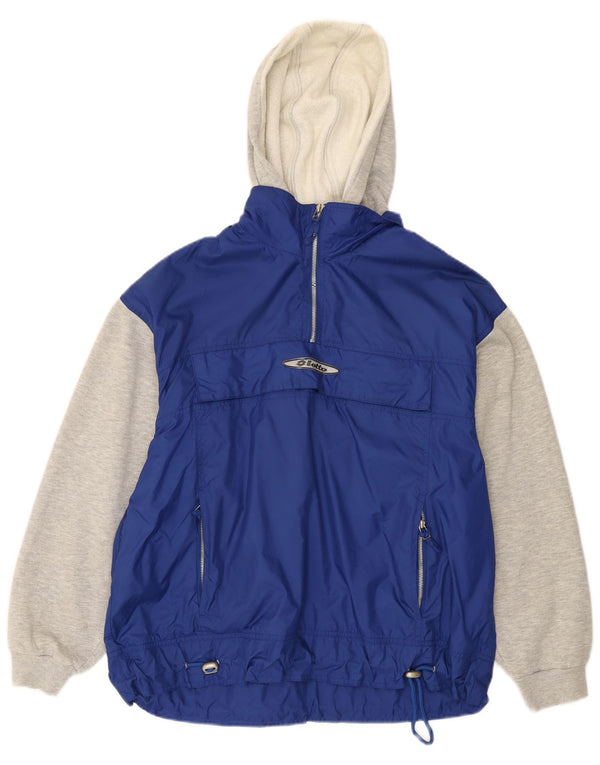 Lotto Ανδρική φόρμα πουλόβερ με κουκούλα Top Jacket Large Blue Colourblock