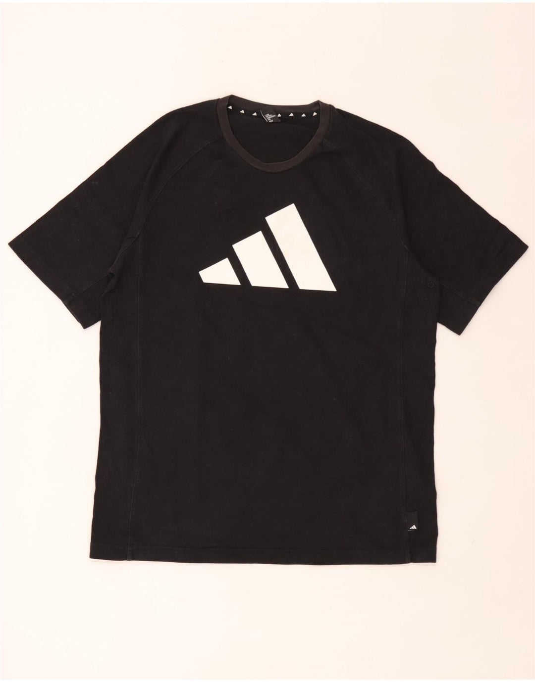 Ανδρικό γραφικό T-Shirt Adidas Top Medium Μαύρο