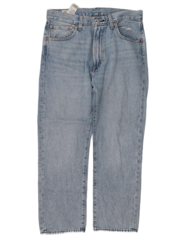 Levi's Mens 551 Straight Jeans W32 L27 Μπλε Βαμβακερό