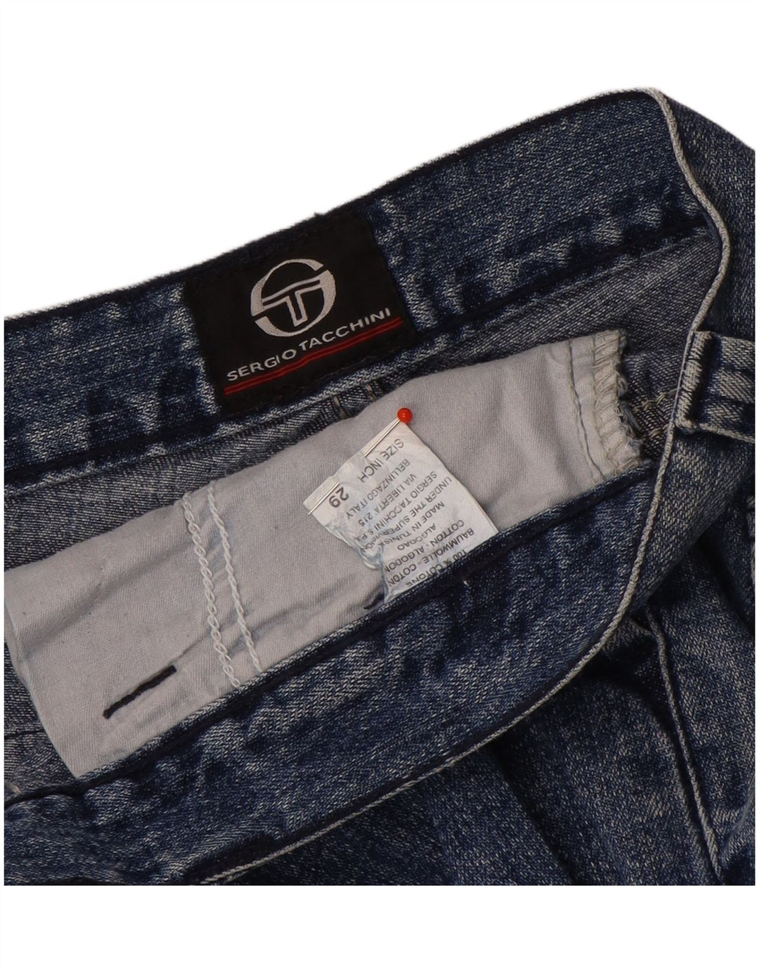 Sergio Tacchini Γυναικείο Bootcut Jeans W29 L35 Μπλε βαμβακερό