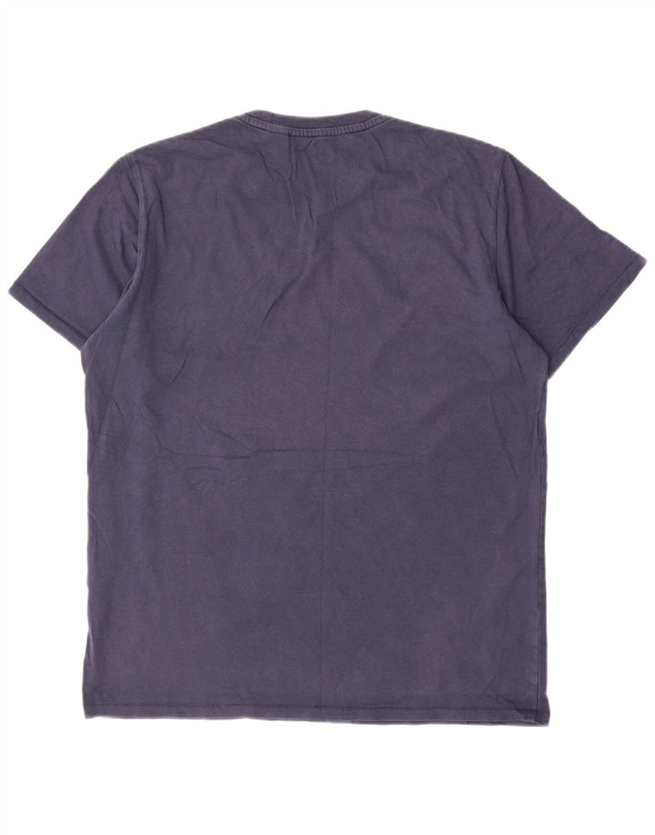 Ανδρικό γραφικό T-Shirt Levi's Top Large Navy Blue από βαμβάκι