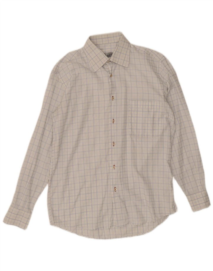 Ανδρικό πουκάμισο Marcus Size 40 15 1/2 Medium White Check