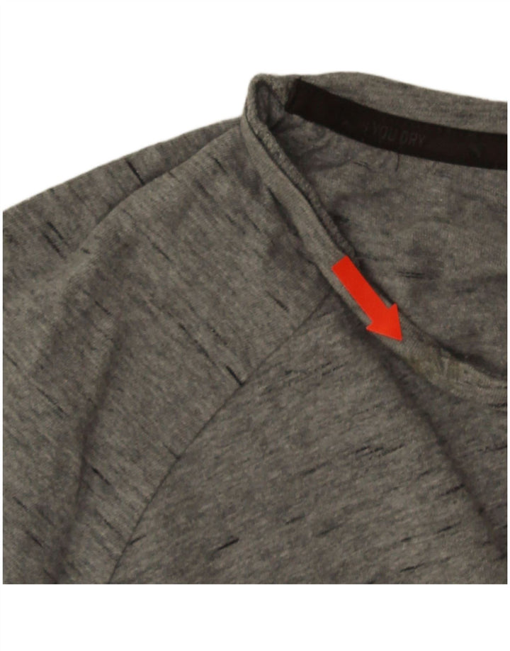 Ανδρικό T-Shirt Puma Top Βαμβακερό μεγάλο γκρι