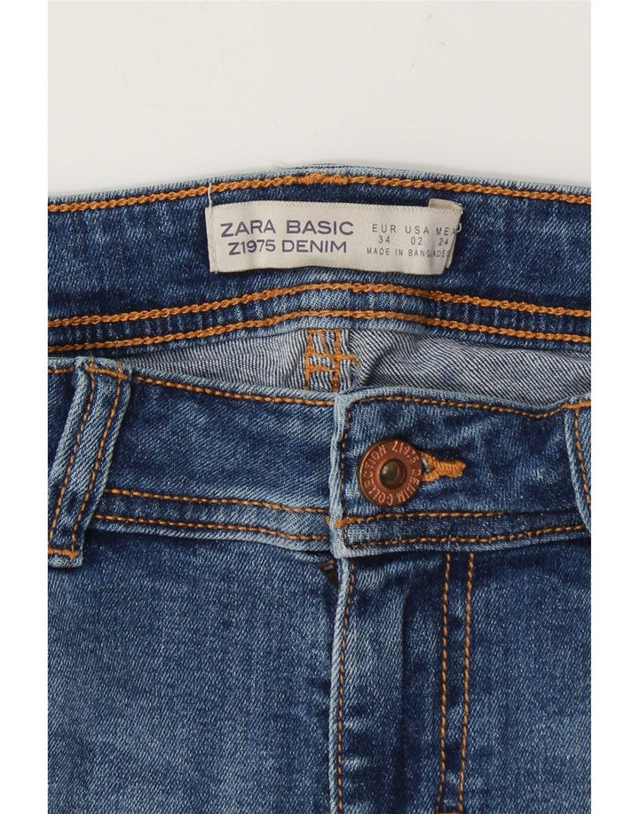 Zara Γυναικείο Slim Jeans EU 34 2XS W24 L23 Blue