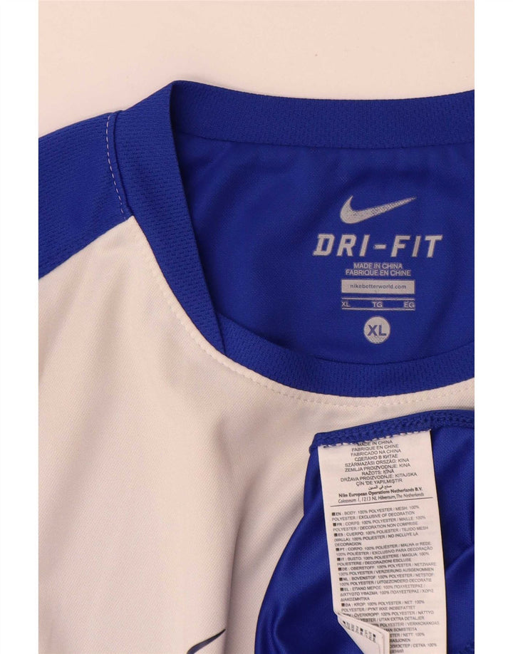Ανδρικό T-shirt Nike Dri Fit Top XL Blue Colorblock Polyester