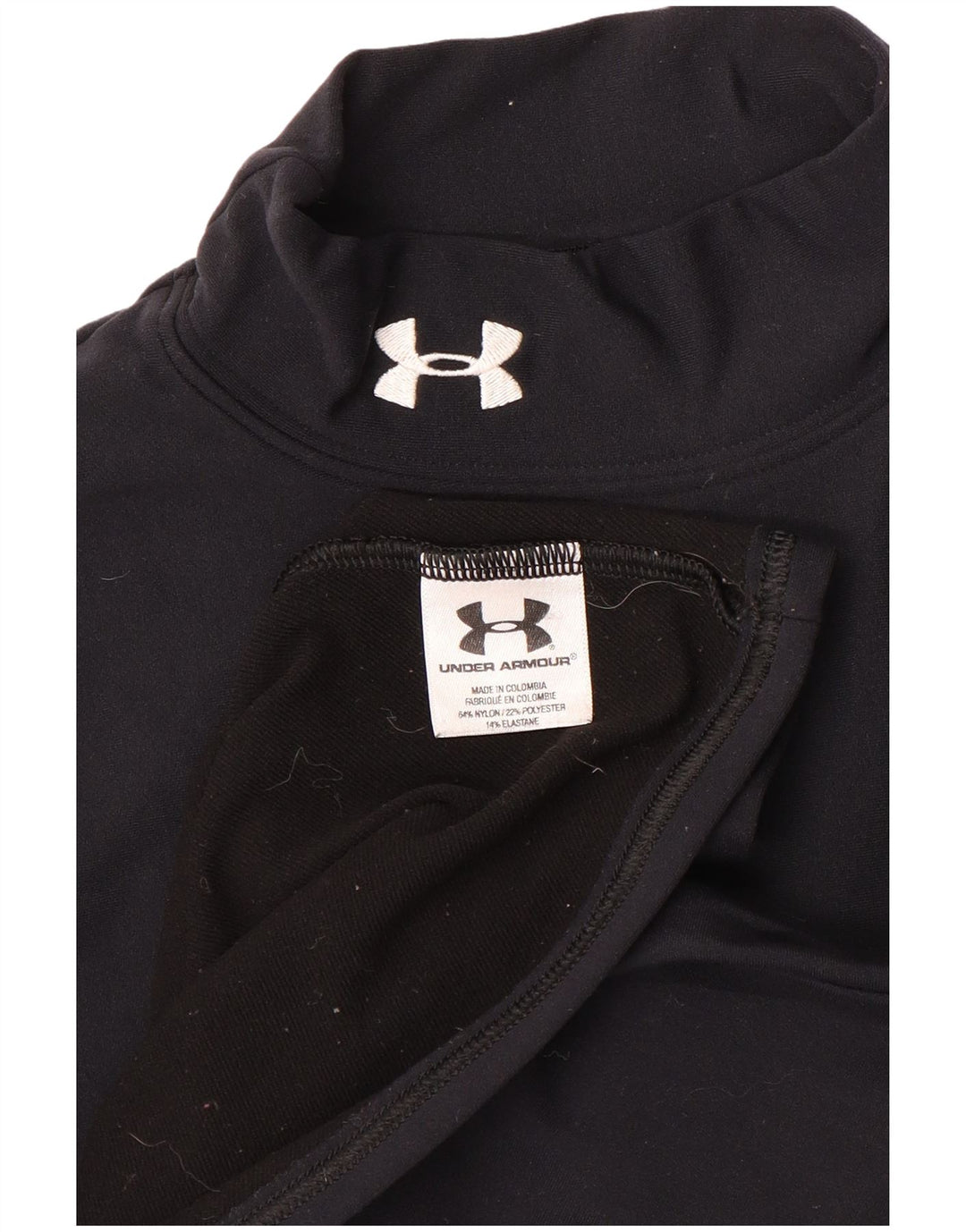 Under Armour Γυναικείο Μακρυμάνικο UK 10 Small Black Nylon