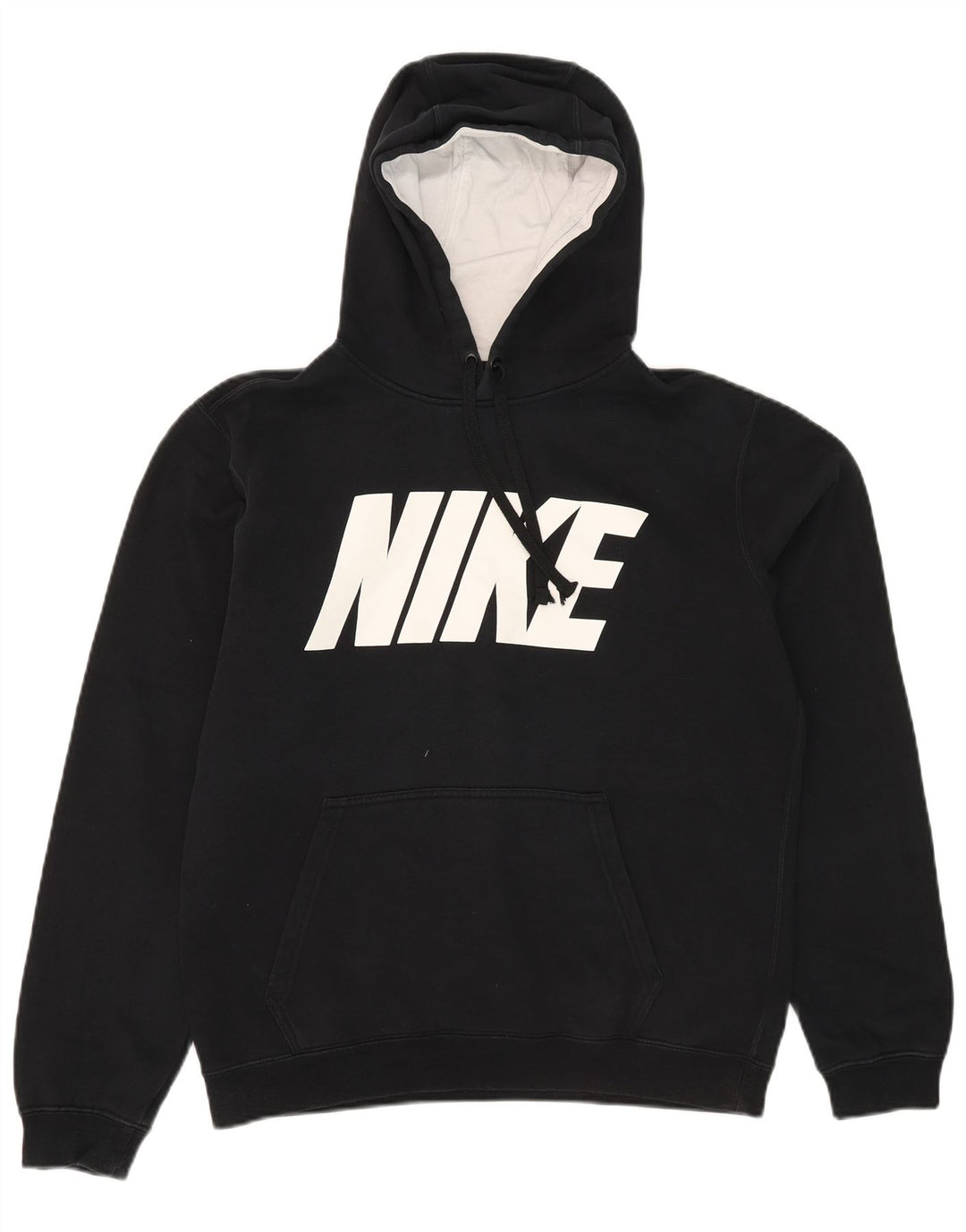 Ανδρικό γραφικό κουκούλα Nike, μεσαίο μαύρο βαμβακερό