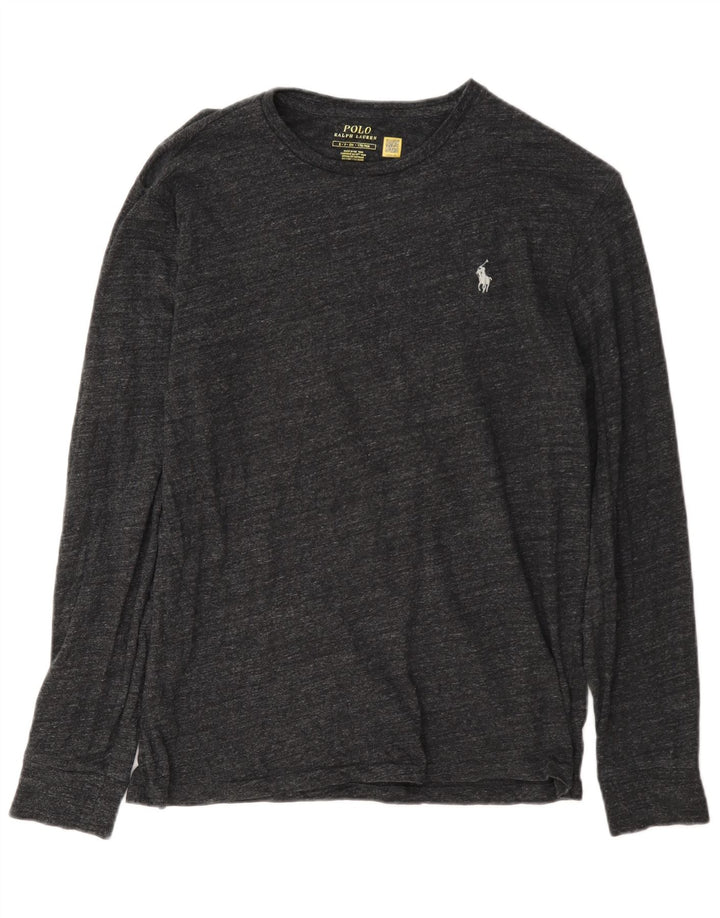 Polo Ralph Lauren Ανδρικό μακρυμάνικο μπλουζάκι με μικρό γκρι φλύκταινα