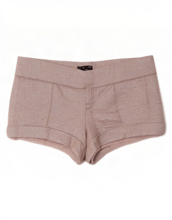 Zara Γυναικείο Trafaluc Hot Παντελόνι EU 40 Medium W30 Ασημί βαμβακερό