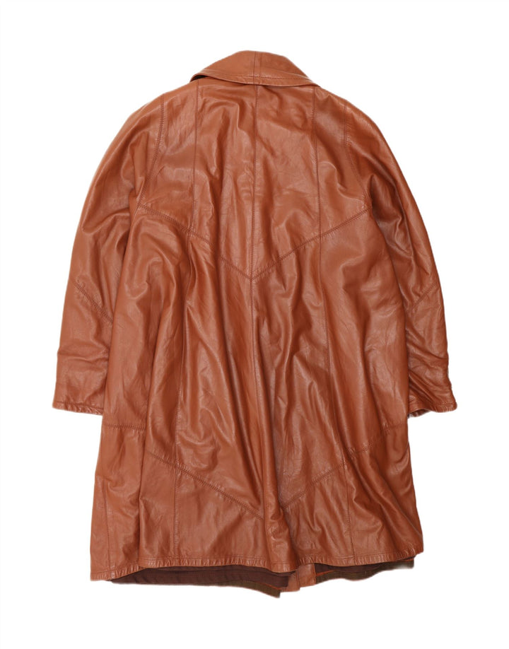 Vintage Γυναικείο Διπλό Παλτό Oversized IT 46 Μεγάλο Καφέ