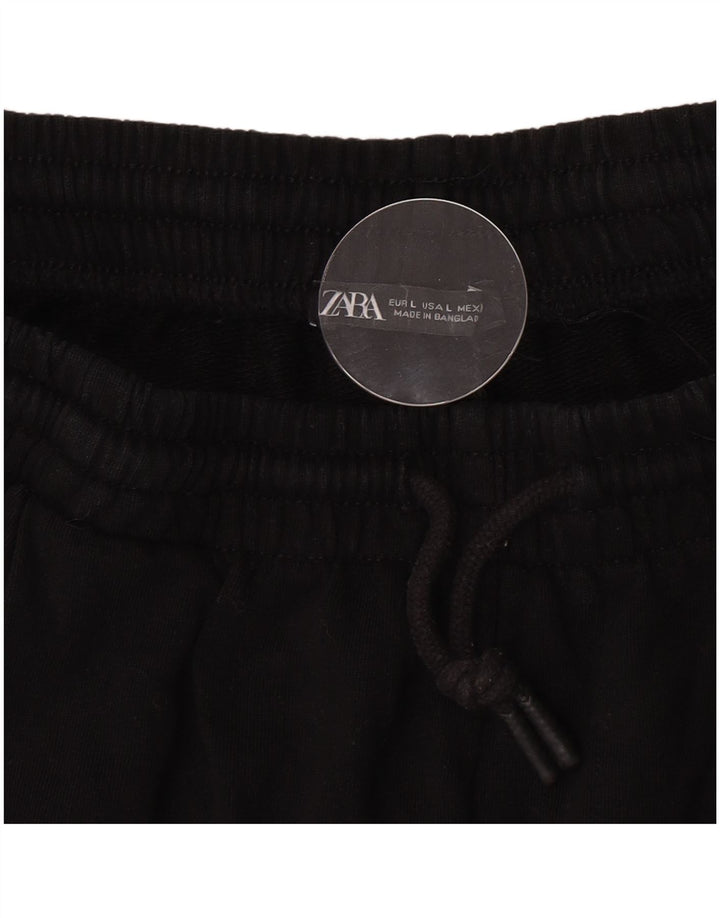 Zara Γυναικεία φόρμα παντελόνι UK 14 Large Μαύρο