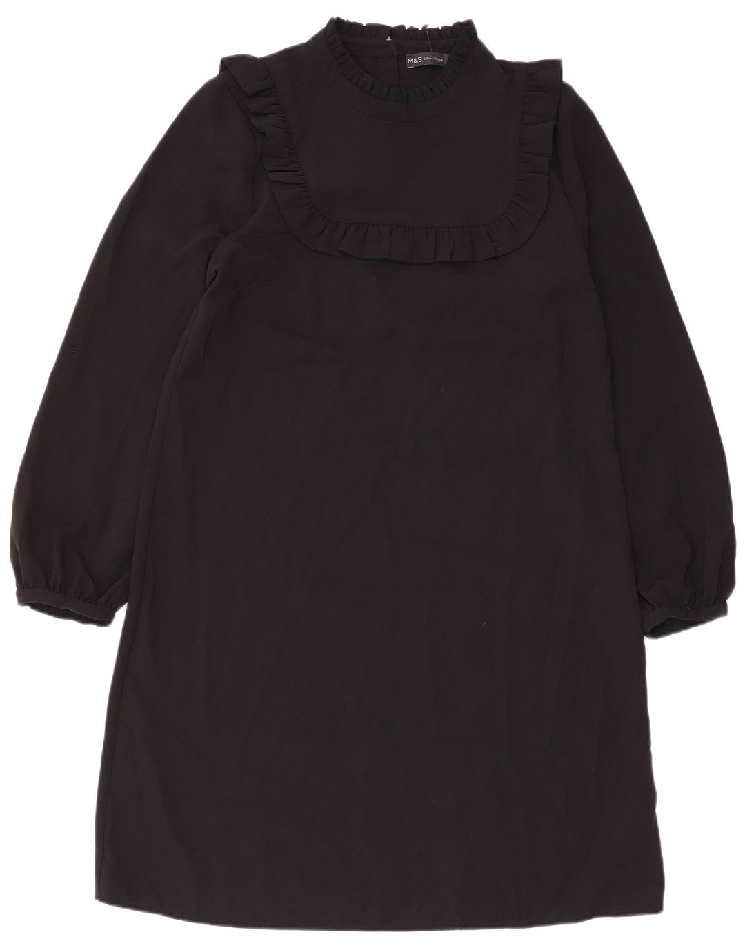 Marks & Spencer Γυναικείο μακρυμάνικο φόρεμα Shift UK 12 Medium Black