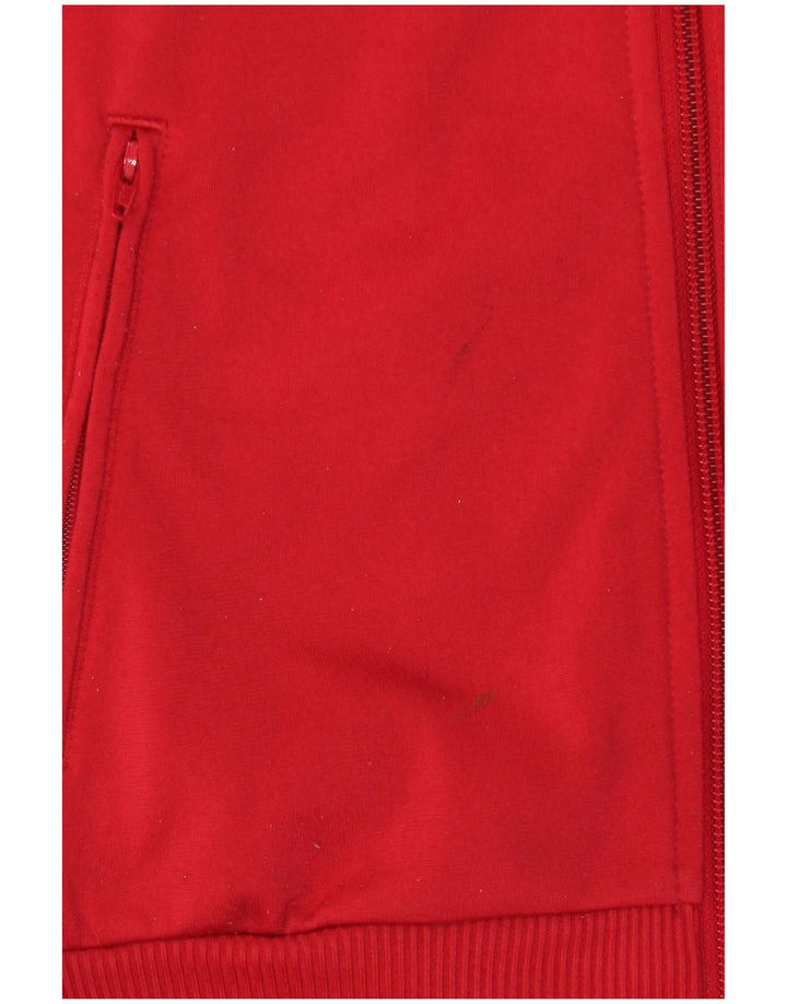 Γυναικεία αθλητική φόρμα γραφικών Adidas Top Jacket EU 36 Small Red Polyester