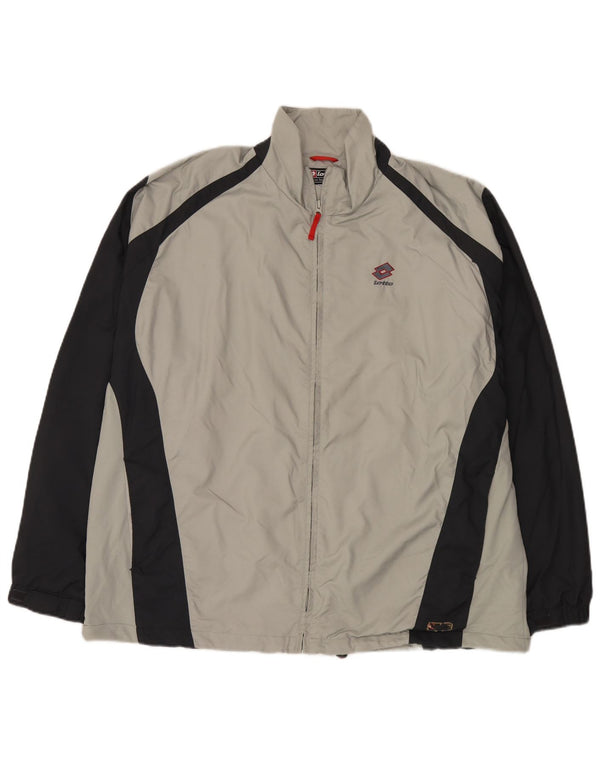Ανδρική φόρμα Lotto Top Jacket 3XL Grey Colourblock Polyester