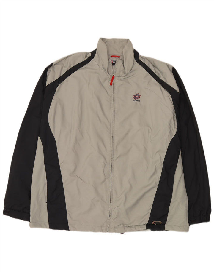 Ανδρική φόρμα Lotto Top Jacket 3XL Grey Colourblock Polyester