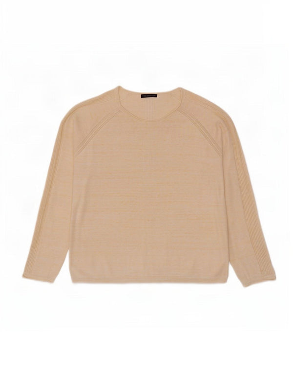 Marks & Spencer Γυναικείο πουλόβερ με λαιμόκαυστο UK 18 XL με κίτρινο φλύκταινα