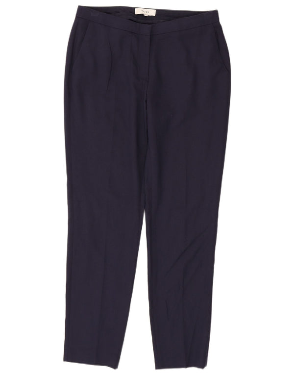 Γυναικείο παντελόνι Chino Reiss Slim Fit UK 12 Medium W32 L29 Navy Blue Viscose
