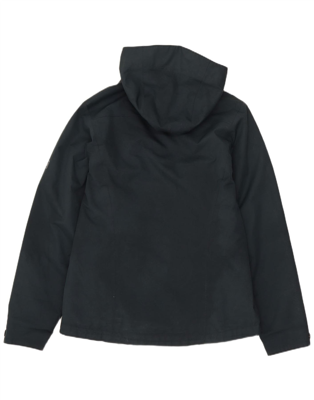 JACK WOLFSKIN Γυναικείο μπουφάν με κουκούλα αντιανεμικό UK 12 Medium Navy Blue