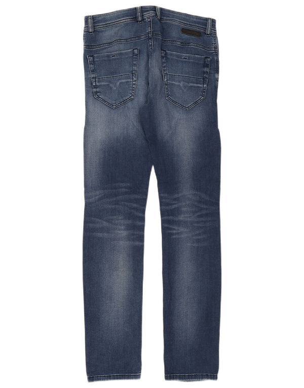 Diesel Boys Distressed Slim Jeans 15-16 ετών W30 L32 Μπλε βαμβακερό